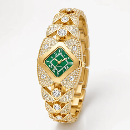 Aurelia™ Quartz Bracelet Watch — Command Every Room with Dazzling Confidence and Timeless Precision