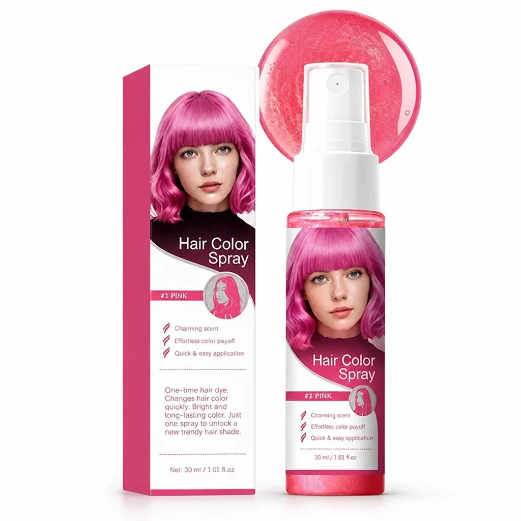 TintVibe™ Temporary Hair Color Spray — Ignite Instant Confidence with Effortless, Damage-Free Color