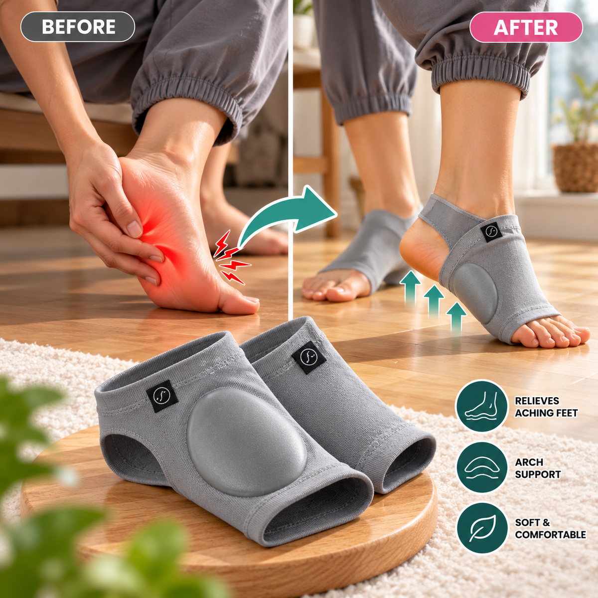 ArchRelief™ Adjustable Arch Support – Support for Aching Feet