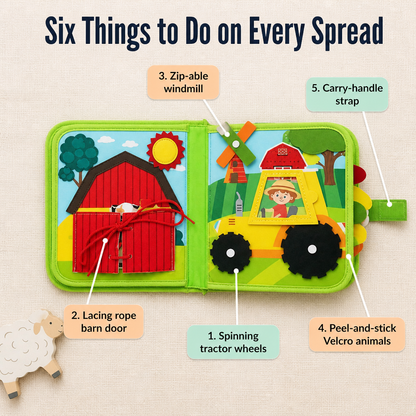 FarmTales™ Felt Farm Busy Book