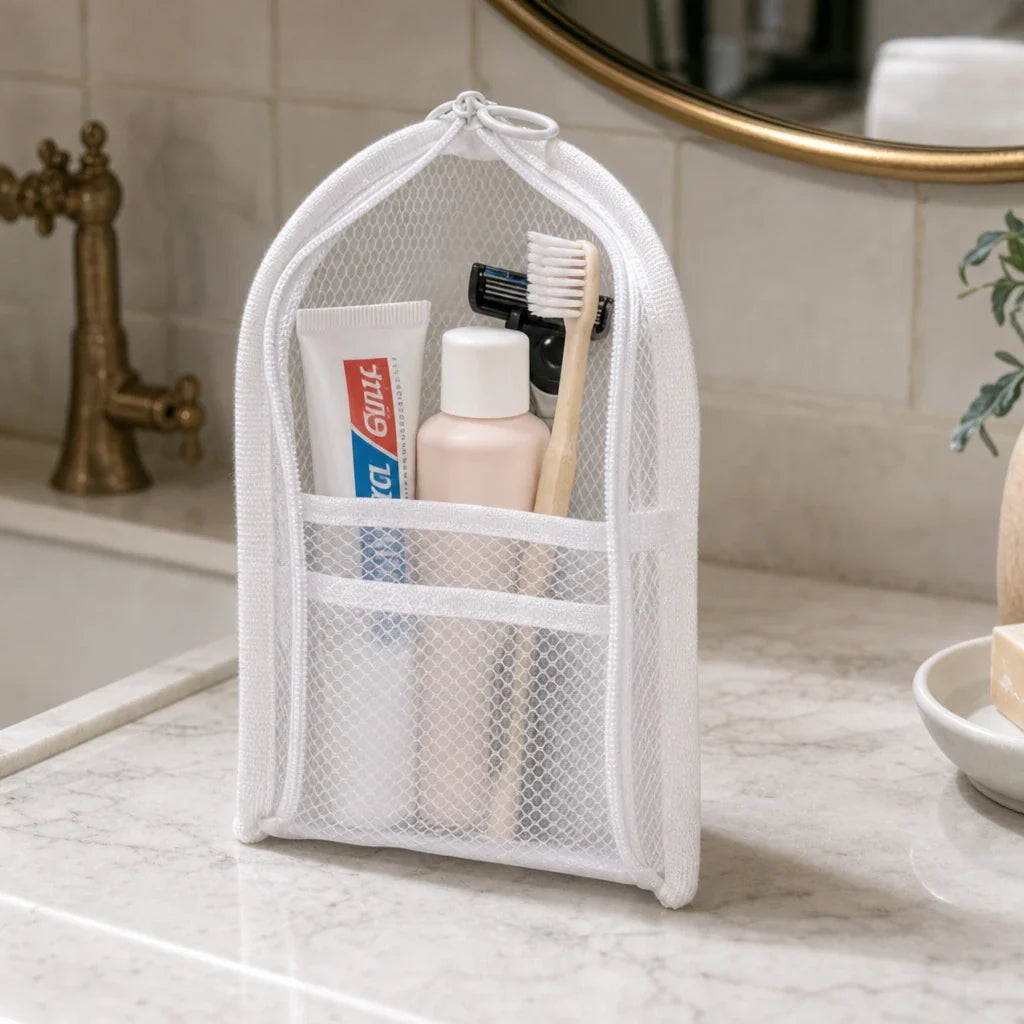 Openstay – Foldable Mesh Travel Toiletry Organizer