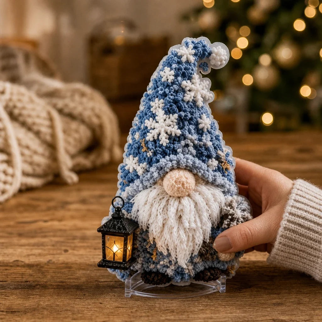 Gnome & Glow – Punch Needle Gnome Craft Kit