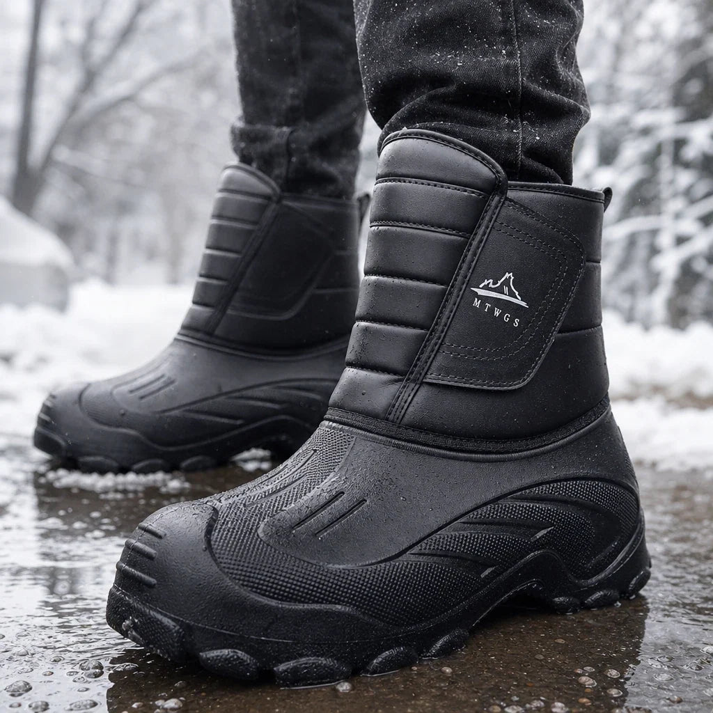 Snowlune – Plush-Lined Pull-On Winter Boots