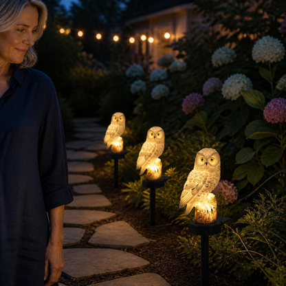 Last Day 50% OFF | OwlLume™ Solar Owl Garden Light