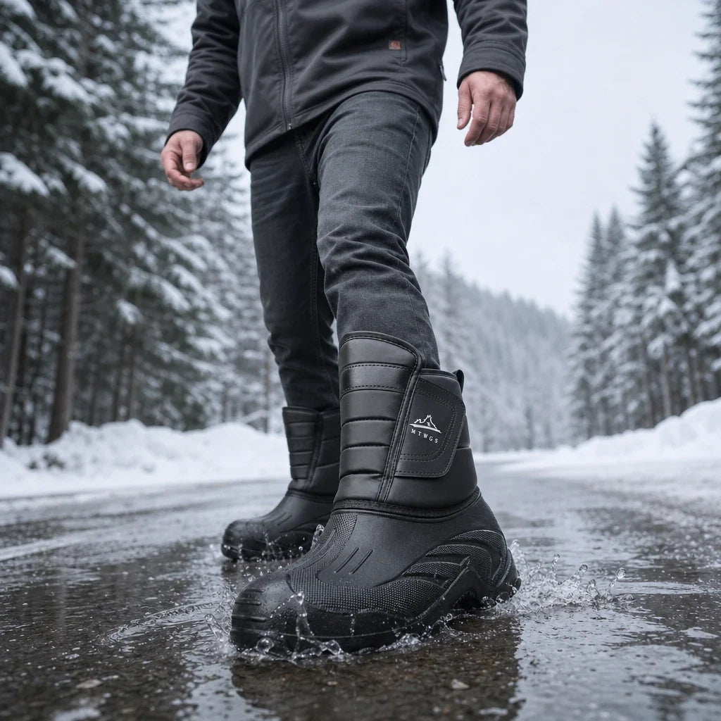 Snowlune – Plush-Lined Pull-On Winter Boots