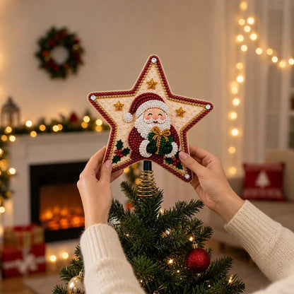 Starryloom – Santa Diamond Painting Christmas Tree Topper