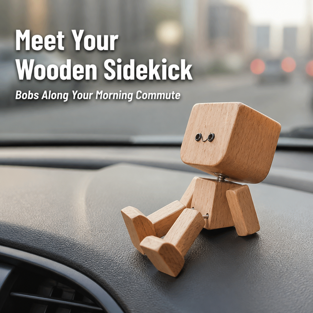 SwayBuddie™ Wooden Bobble Figure