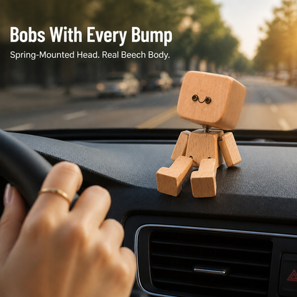 SwayBuddie™ Wooden Bobble Figure