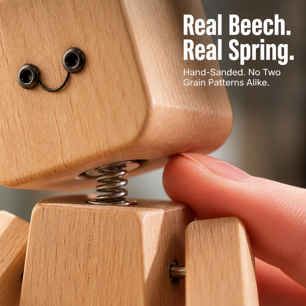 SwayBuddie™ Wooden Bobble Figure