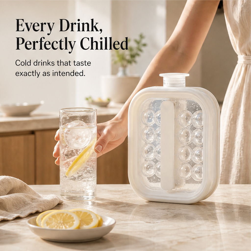Frosten – Pull-Release Portable Ice Ball Maker Kettle