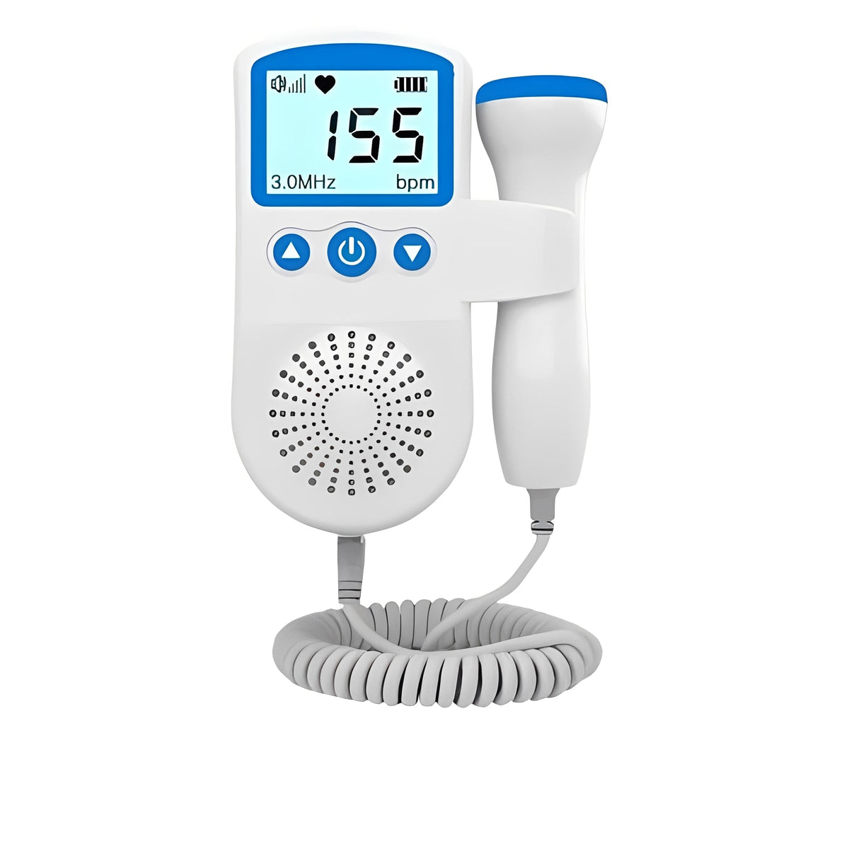 Portable Baby Audio Monitor with LCD Screen and Built-in Speaker