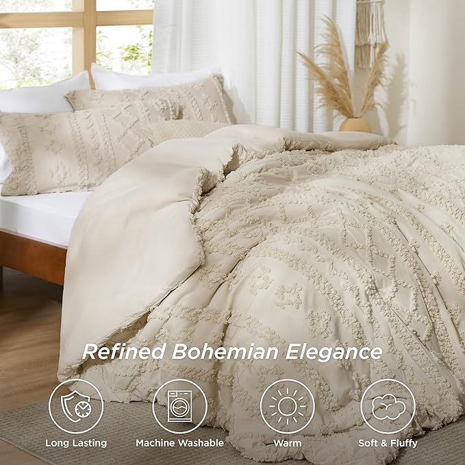 Solmere Boho Comforter Cover Set