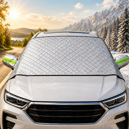 Windarmor – Magnetic All-Season Windshield Cover for Sun, Frost & Snow + 50% OFF