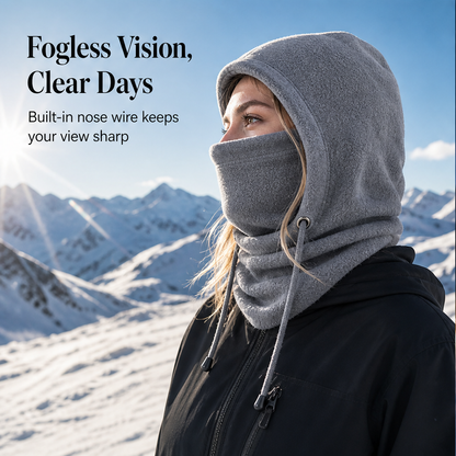 Cragfold – Windproof Fleece 3-in-1 Balaclava for Skiing & Cycling + 50% OFF