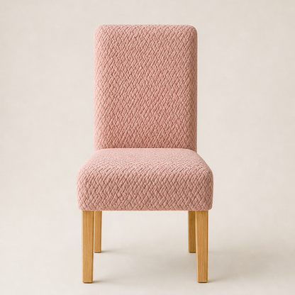 Woveth – Stretch-Fit Checkered Chair Cover for Instant Dining Room Upgrade + 50% OFF