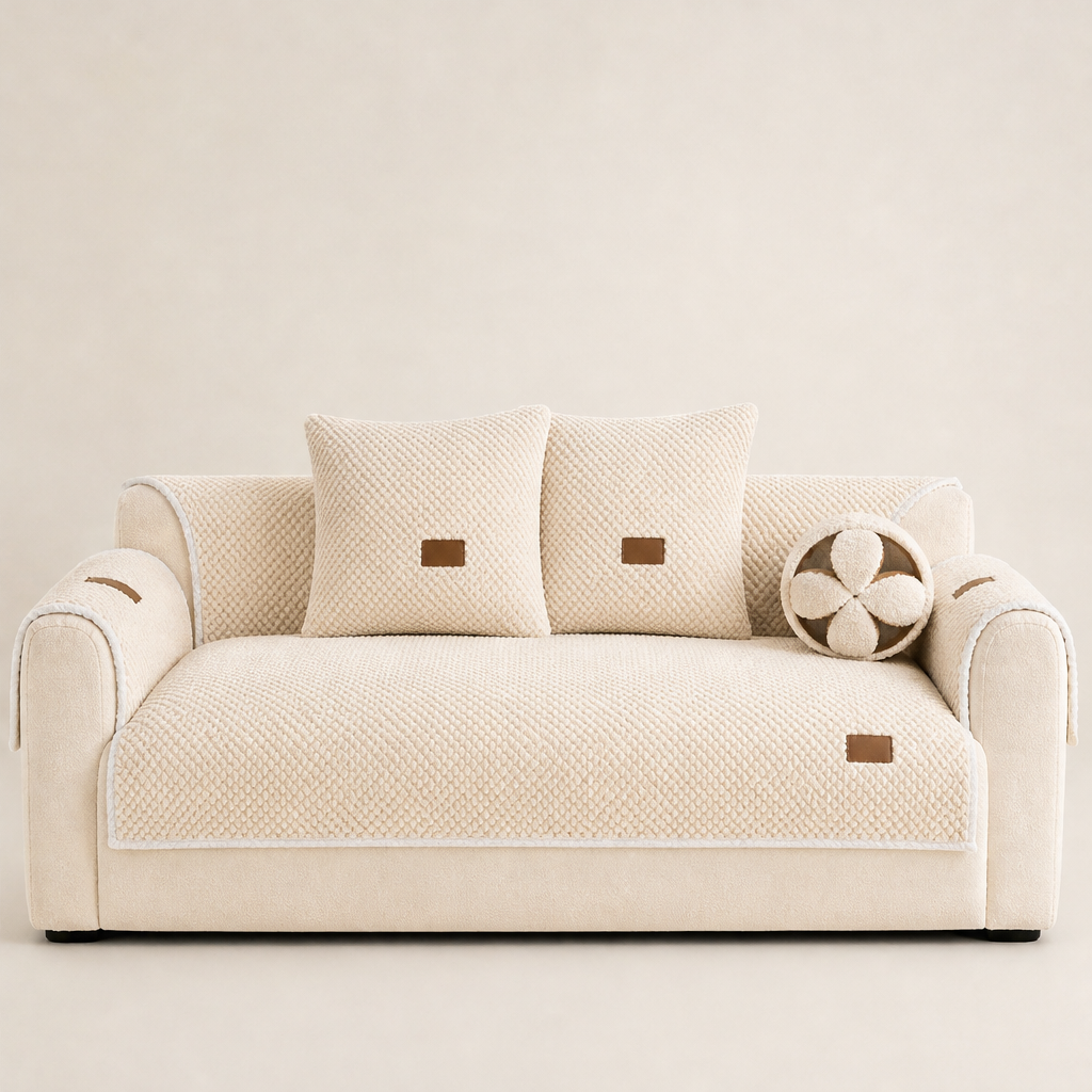 Plushkeep – Thickened Non-Slip Pet-Friendly Sofa Cover + 50% OFF