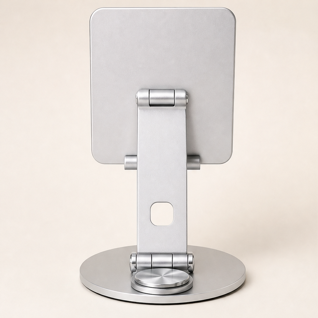 Steelix – 360° Rotating All-Metal Desktop Phone Stand + 50% OFF