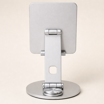 Steelix – 360° Rotating All-Metal Desktop Phone Stand + 50% OFF