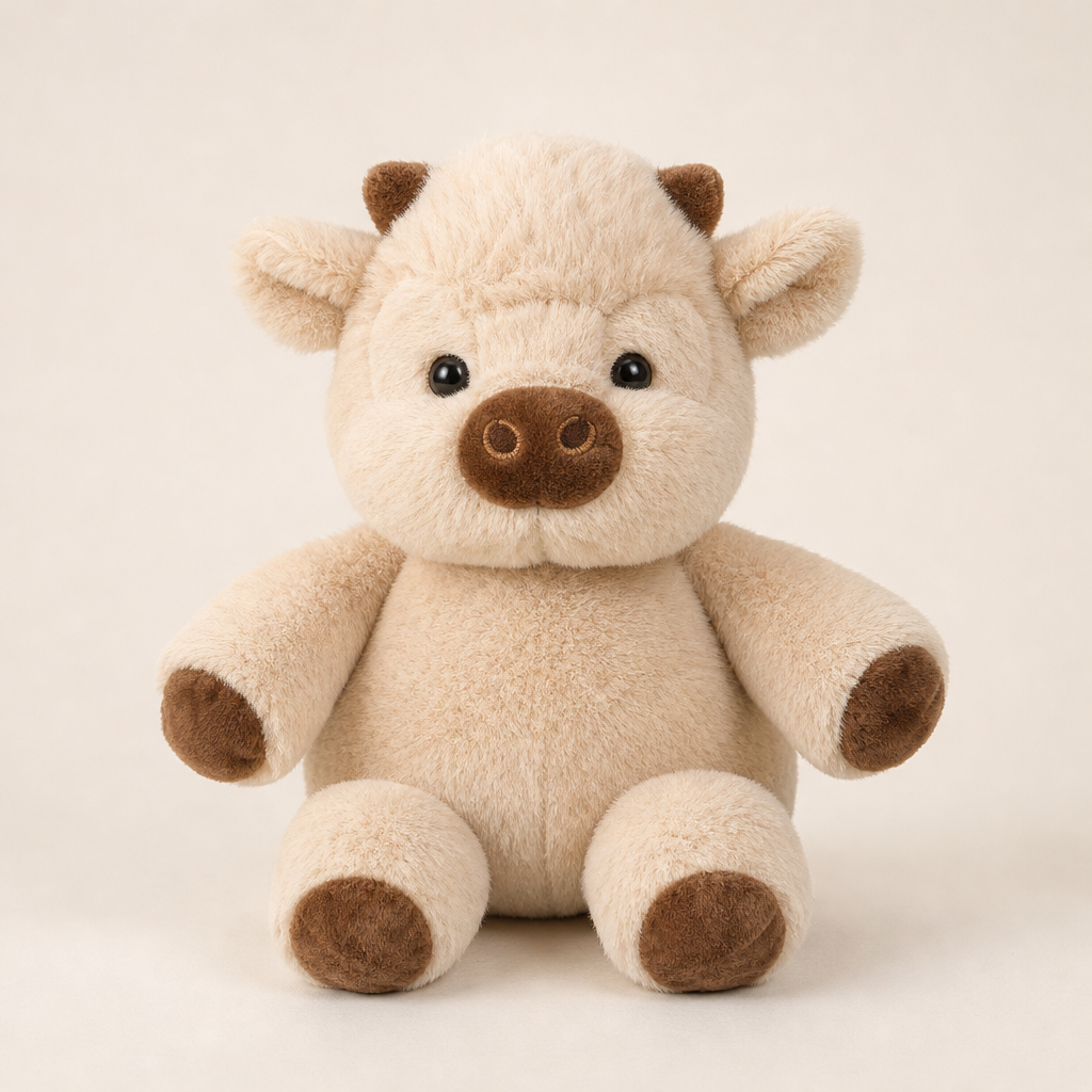 Hollowbrae – Shape-Holding Shaggy Plush Highland Cow Soft Toy + 50% OFF