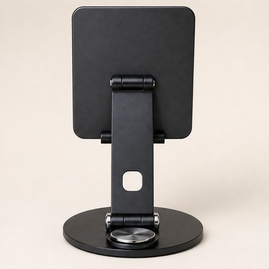 Steelix – 360° Rotating All-Metal Desktop Phone Stand + 50% OFF