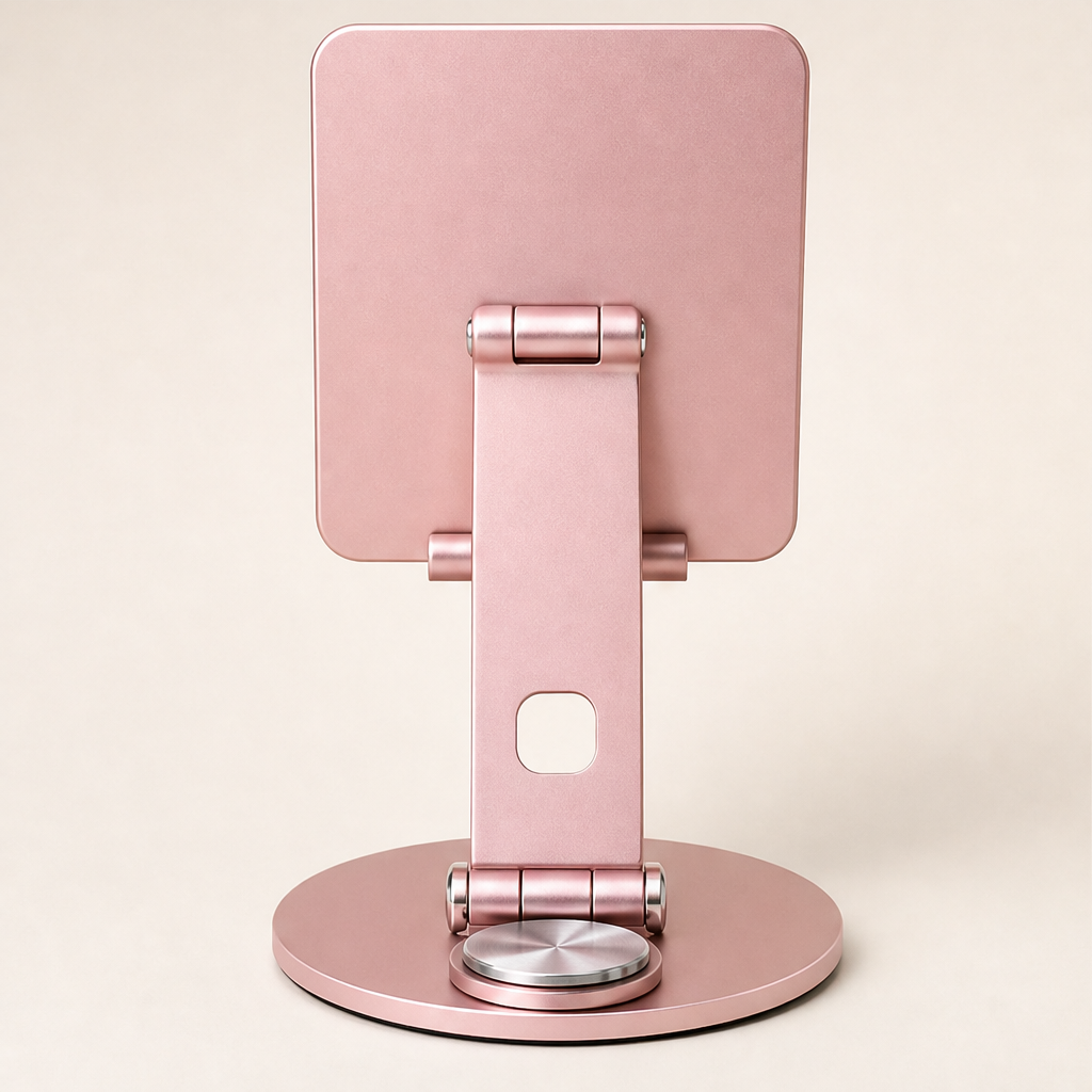 Steelix – 360° Rotating All-Metal Desktop Phone Stand + 50% OFF
