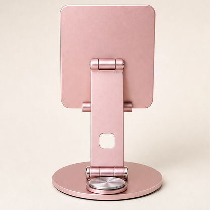 Steelix – 360° Rotating All-Metal Desktop Phone Stand + 50% OFF