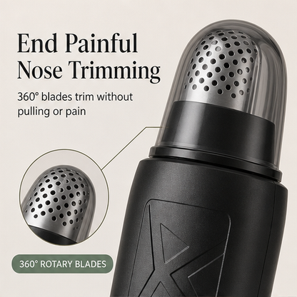 Trimora – Painless 360° Rotary Nose & Ear Hair Trimmer