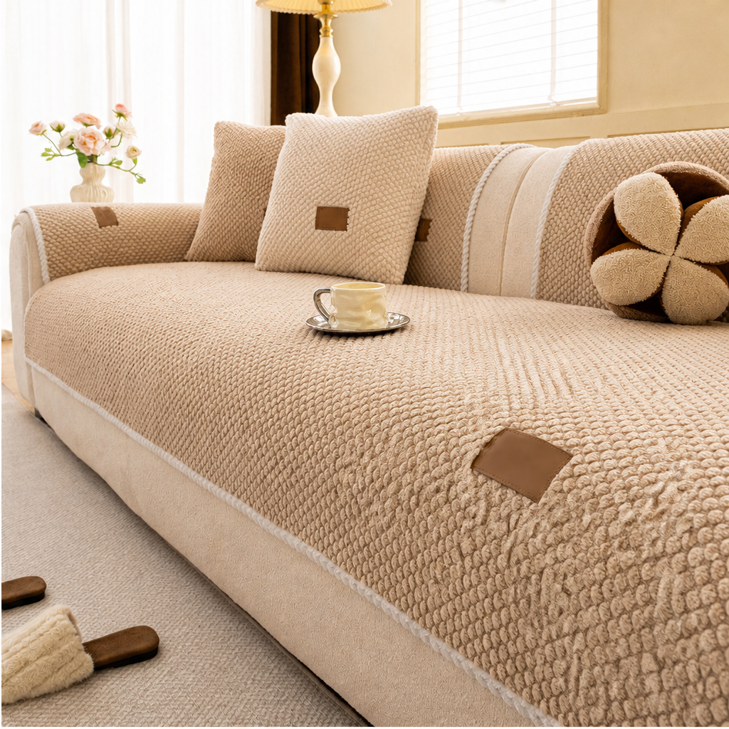 Plushkeep – Thickened Non-Slip Pet-Friendly Sofa Cover + 50% OFF