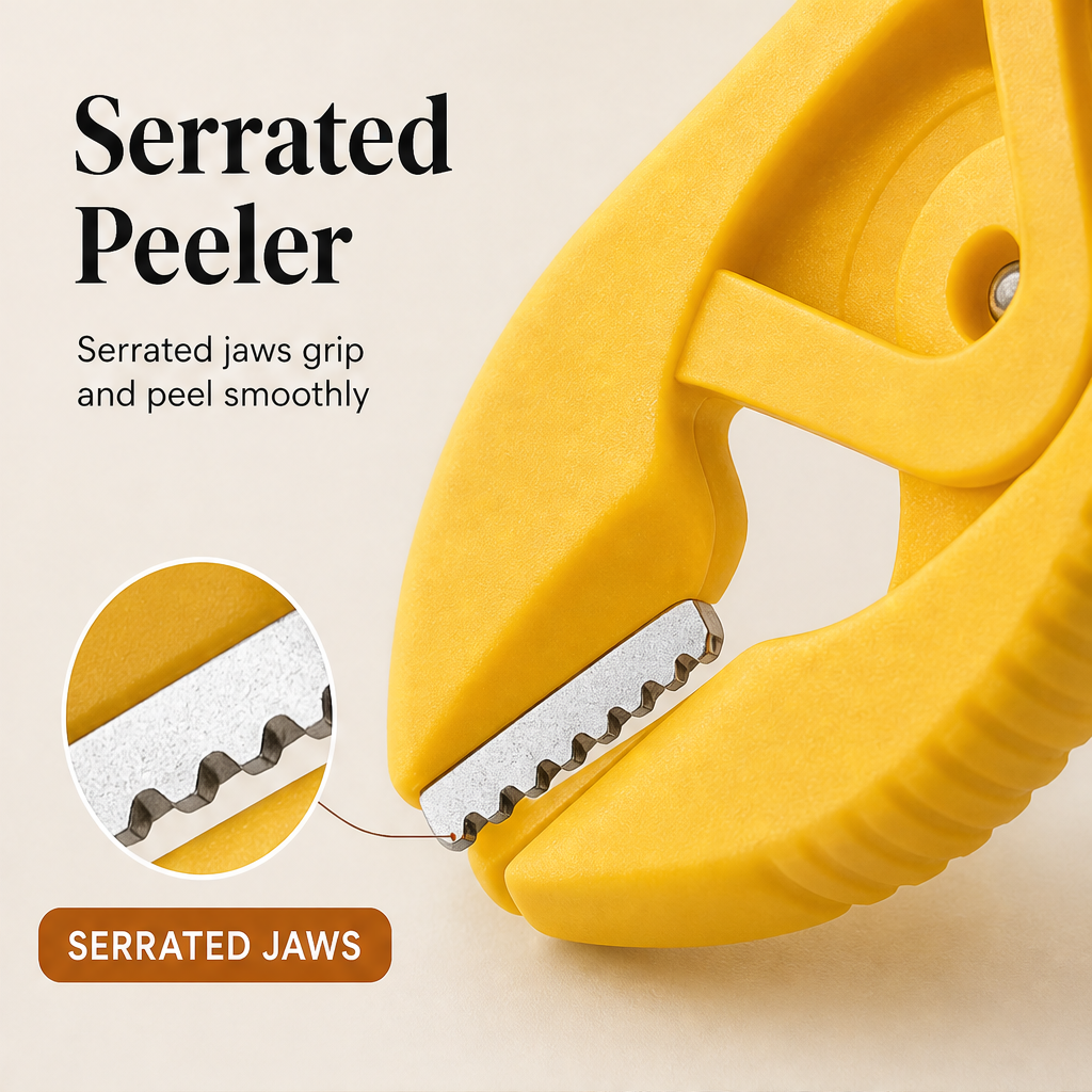 Clovix – Serrated Jaw Manual Garlic Peeler + 50% OFF