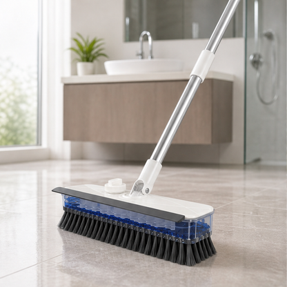 Scrubwick – Soap-Dispensing Scrub, Squeegee & Dry Floor Brush