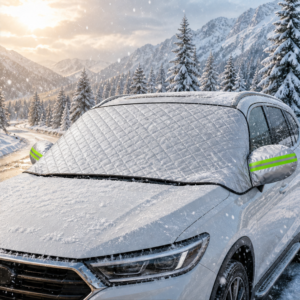 Windarmor – Magnetic All-Season Windshield Cover for Sun, Frost & Snow + 50% OFF