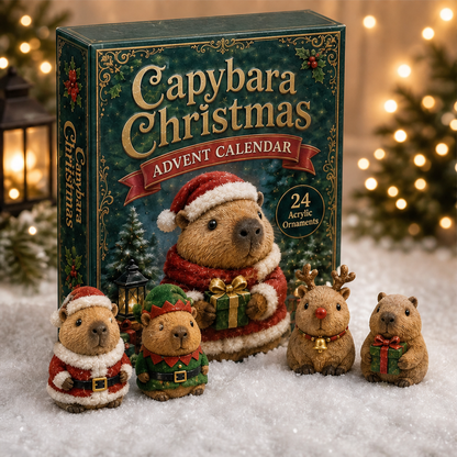 Capybloom – 24-Day Capybara Charm Blind Box Advent Calendar