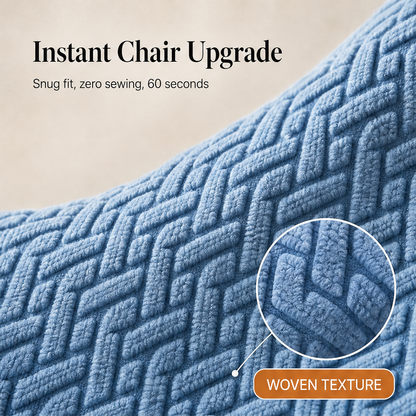 Woveth – Stretch-Fit Checkered Chair Cover for Instant Dining Room Upgrade + 50% OFF