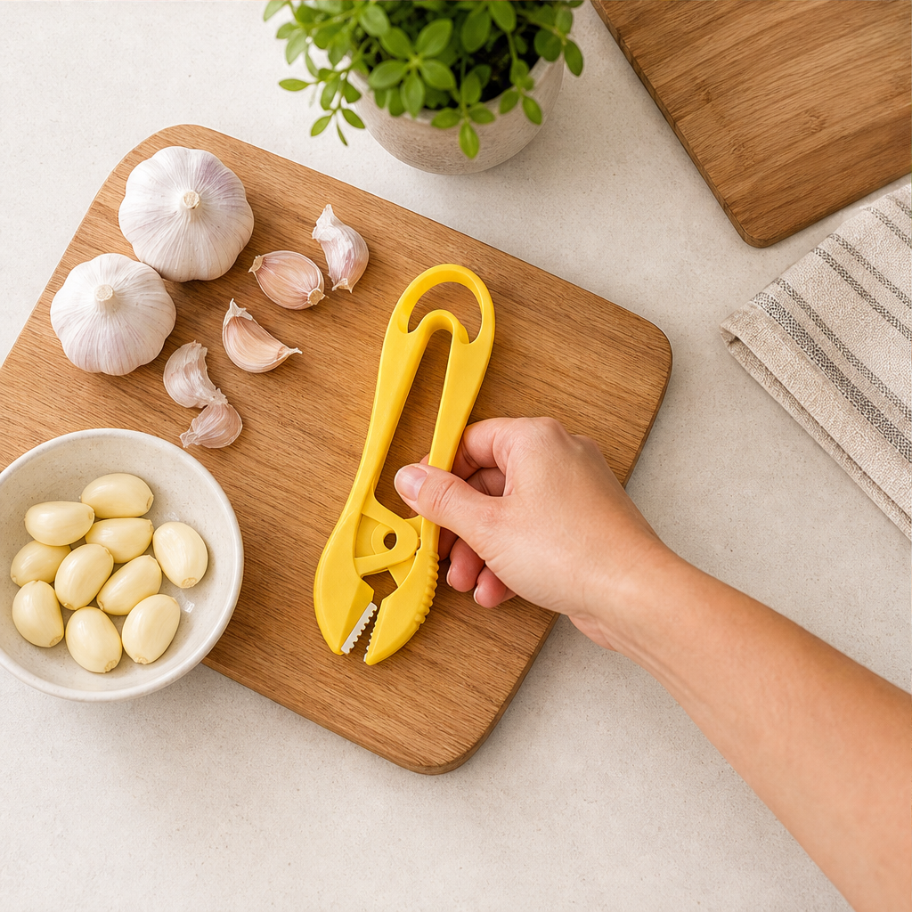Clovix – Serrated Jaw Manual Garlic Peeler + 50% OFF