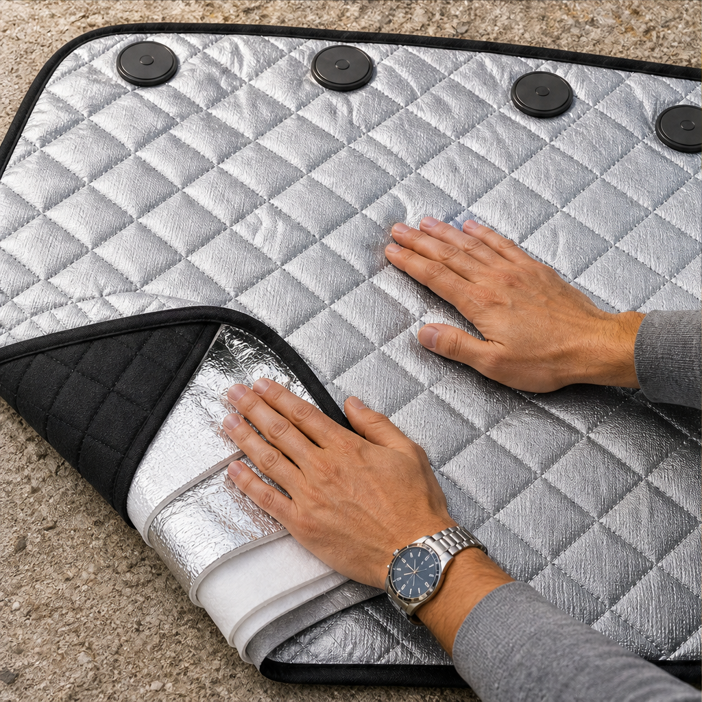 Windarmor – Magnetic All-Season Windshield Cover for Sun, Frost & Snow + 50% OFF