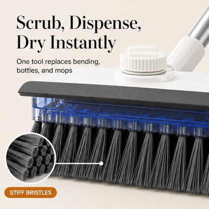 Scrubwick – Soap-Dispensing Scrub, Squeegee & Dry Floor Brush