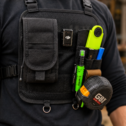 Toolcrest – Hands-Free Multi-Pocket Chest Tool Organizer