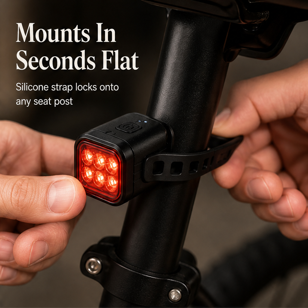Nightforge – USB Rechargeable Front & Rear Bike Light Set + 50% OFF