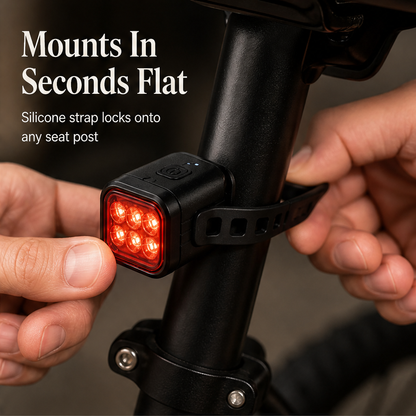 Nightforge – USB Rechargeable Front & Rear Bike Light Set + 50% OFF