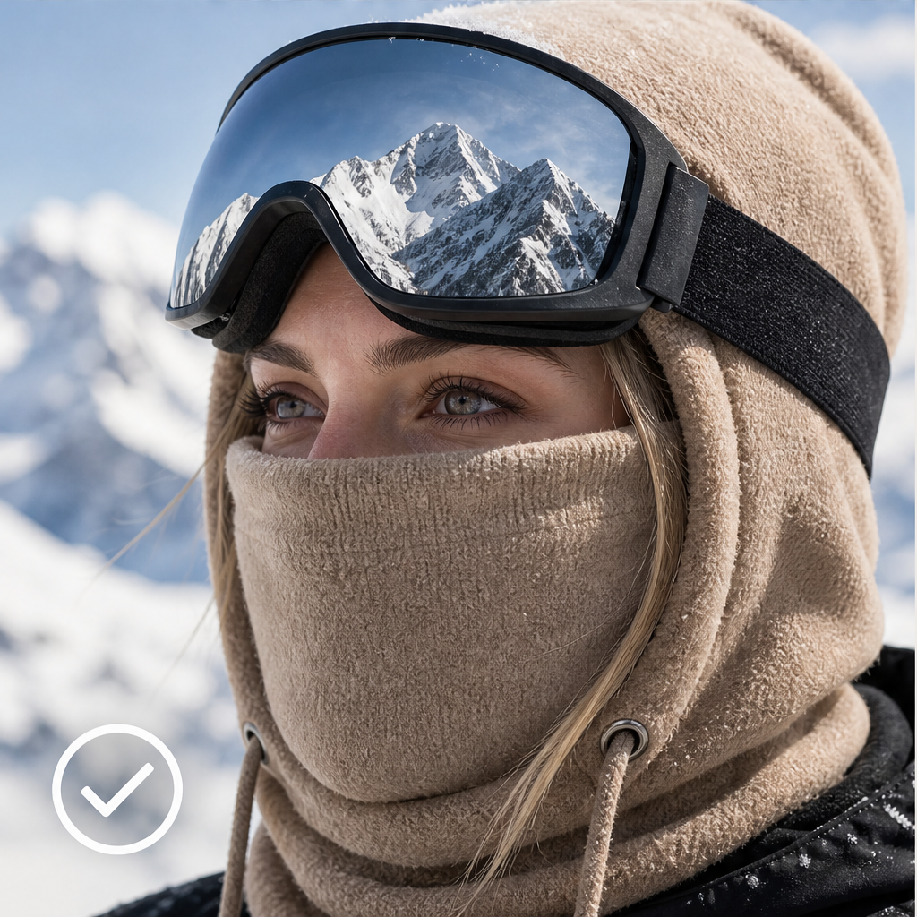 Cragfold – Windproof Fleece 3-in-1 Balaclava for Skiing & Cycling + 50% OFF
