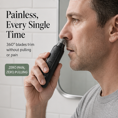 Trimora – Painless 360° Rotary Nose & Ear Hair Trimmer