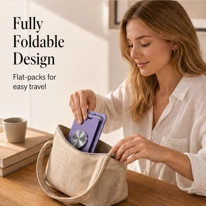 Steelix – 360° Rotating All-Metal Desktop Phone Stand + 50% OFF
