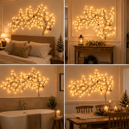 Glowvine – Flexible Branch LED Wall Light for Christmas Decor + 50% OFF