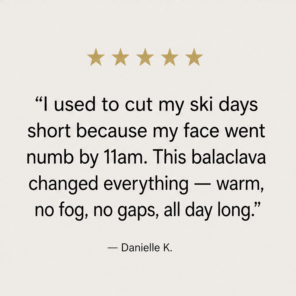 Cragfold – Windproof Fleece 3-in-1 Balaclava for Skiing & Cycling + 50% OFF