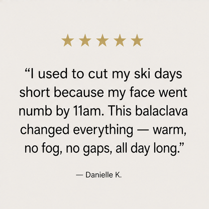 Cragfold – Windproof Fleece 3-in-1 Balaclava for Skiing & Cycling + 50% OFF