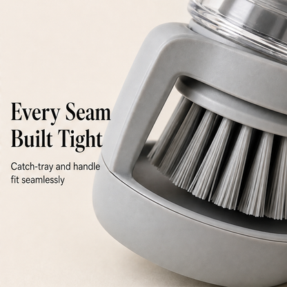 Suddly – Soap Dispensing Dish Brush with Stand + 50% OFF