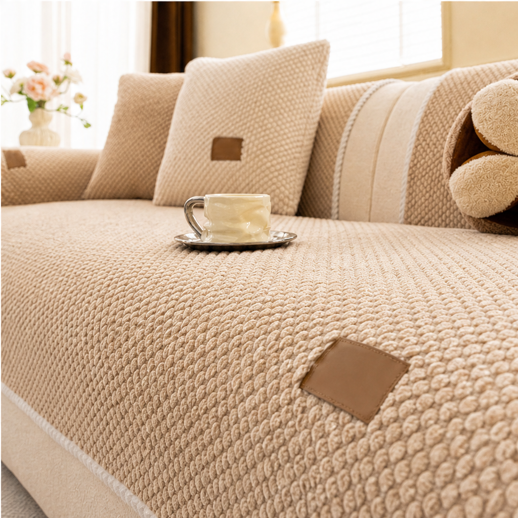 Plushkeep – Thickened Non-Slip Pet-Friendly Sofa Cover + 50% OFF