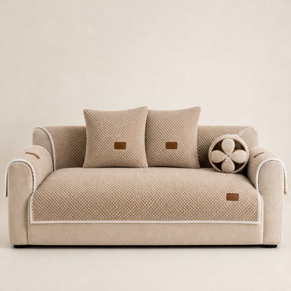Plushkeep – Thickened Non-Slip Pet-Friendly Sofa Cover + 50% OFF
