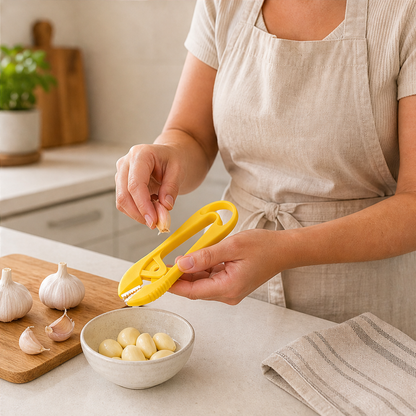 Clovix – Serrated Jaw Manual Garlic Peeler + 50% OFF