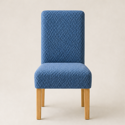 Woveth – Stretch-Fit Checkered Chair Cover for Instant Dining Room Upgrade + 50% OFF